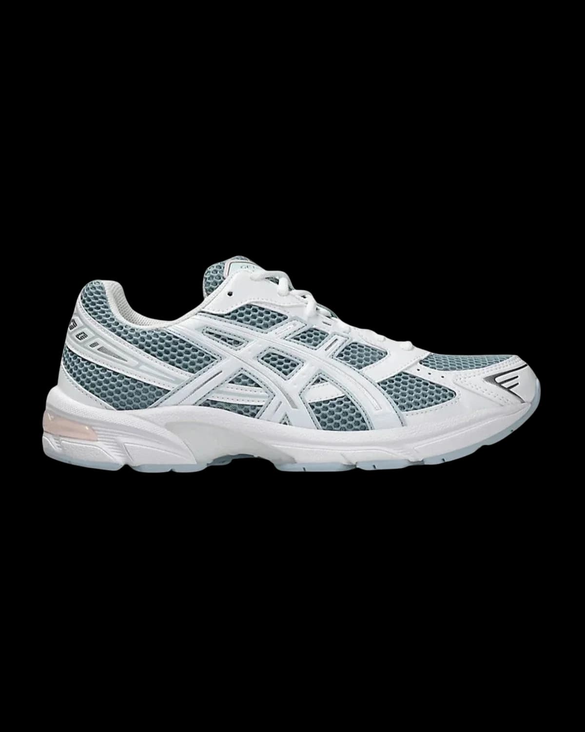 ASICS GEL-1130 Slate Blue / White Trainers - outer side view