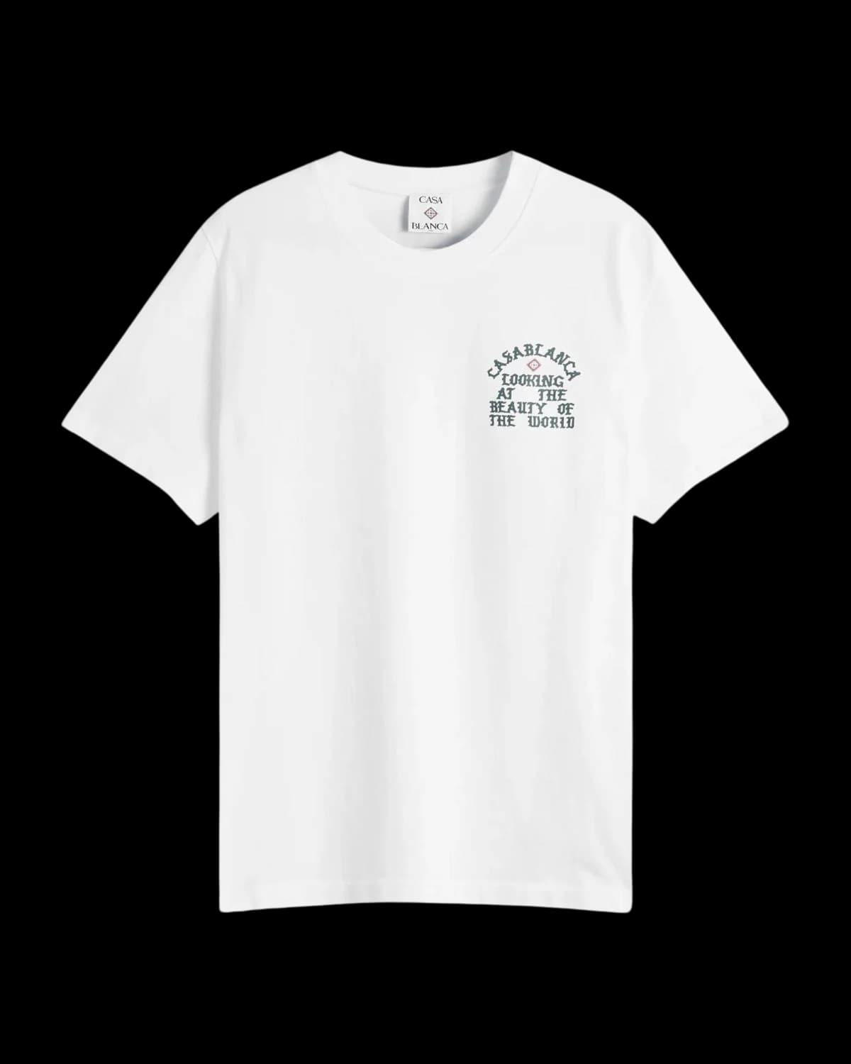 Casablanca Beauty of the World T-Shirt White - front view