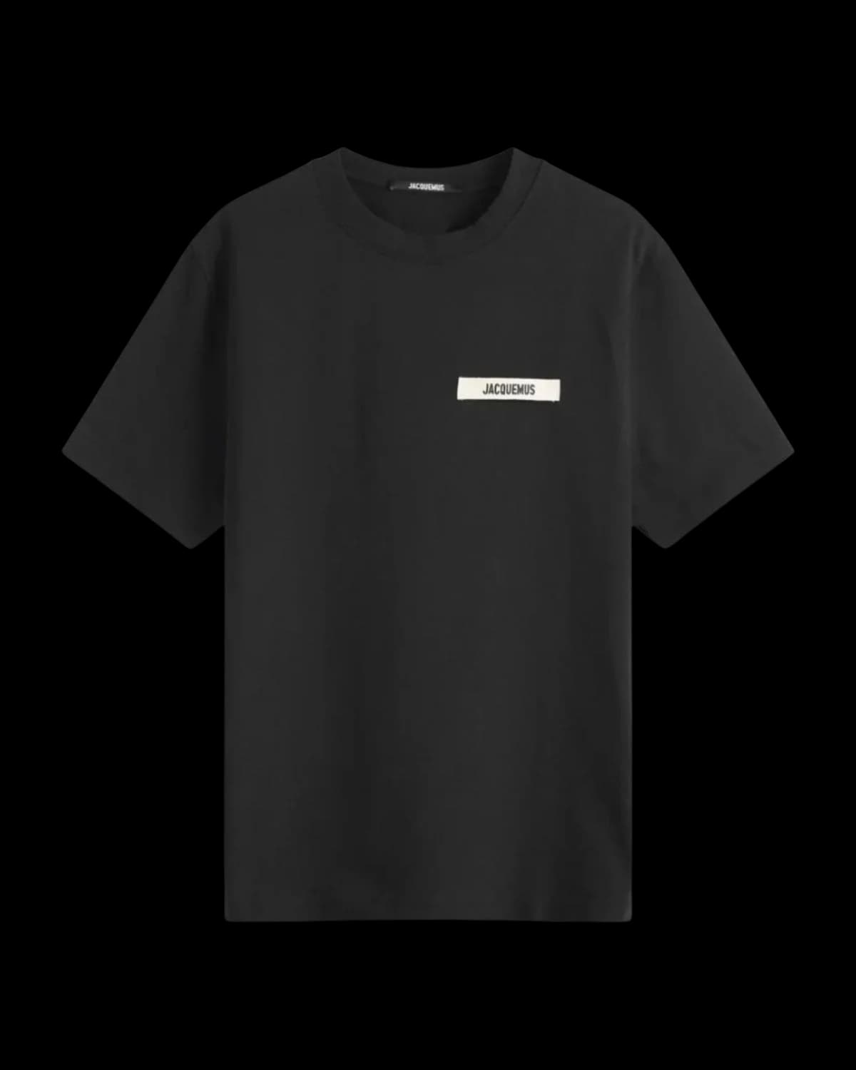 Jacquemus Gros Grain T-Shirt Black - front view