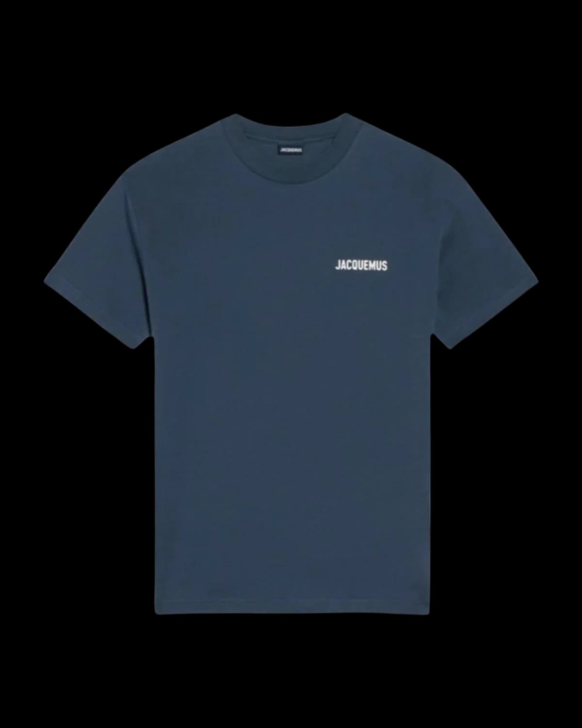Jacquemus Logo T-Shirt Dark Navy - front view