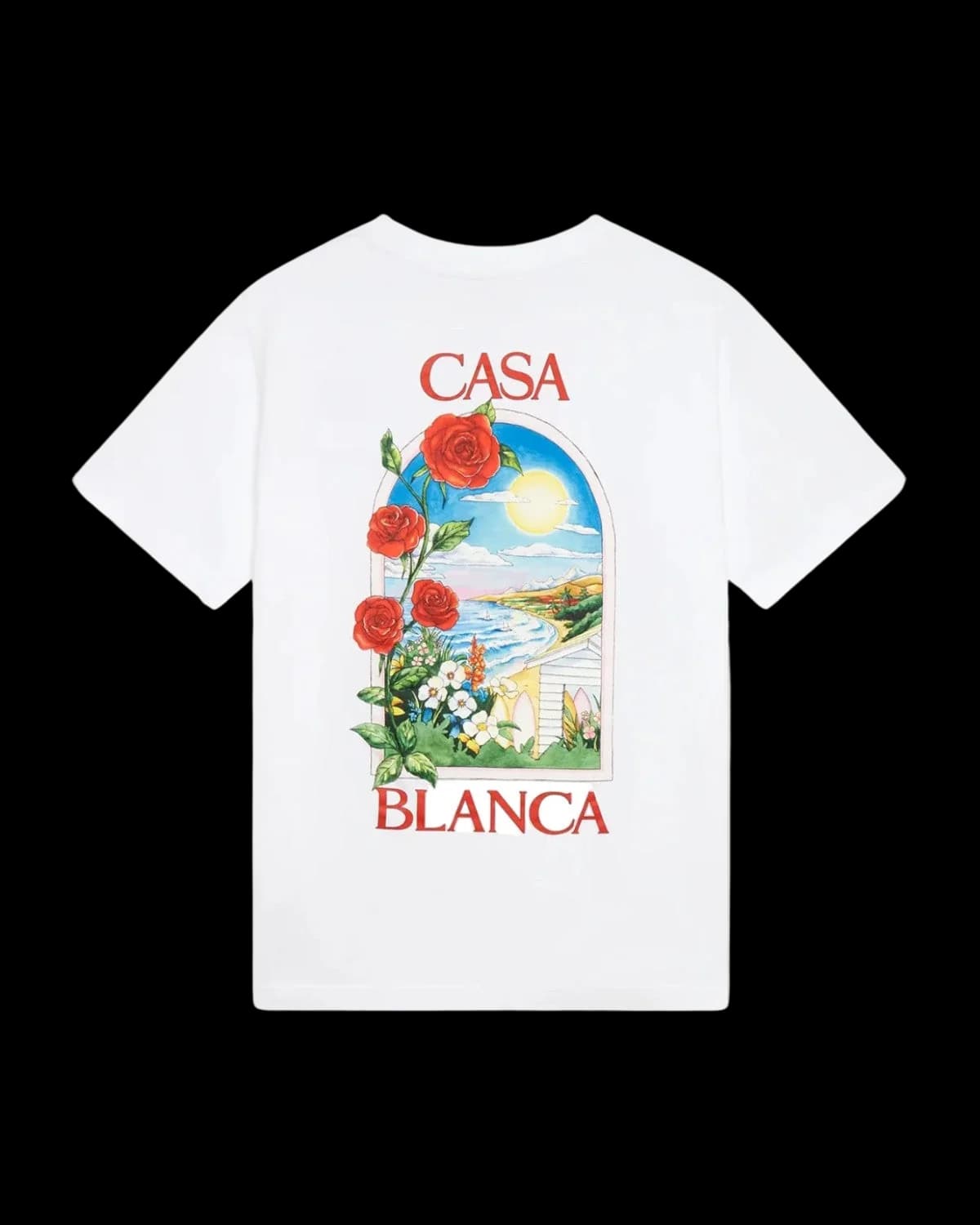 Casablanca LA Days T-Shirt White - back print