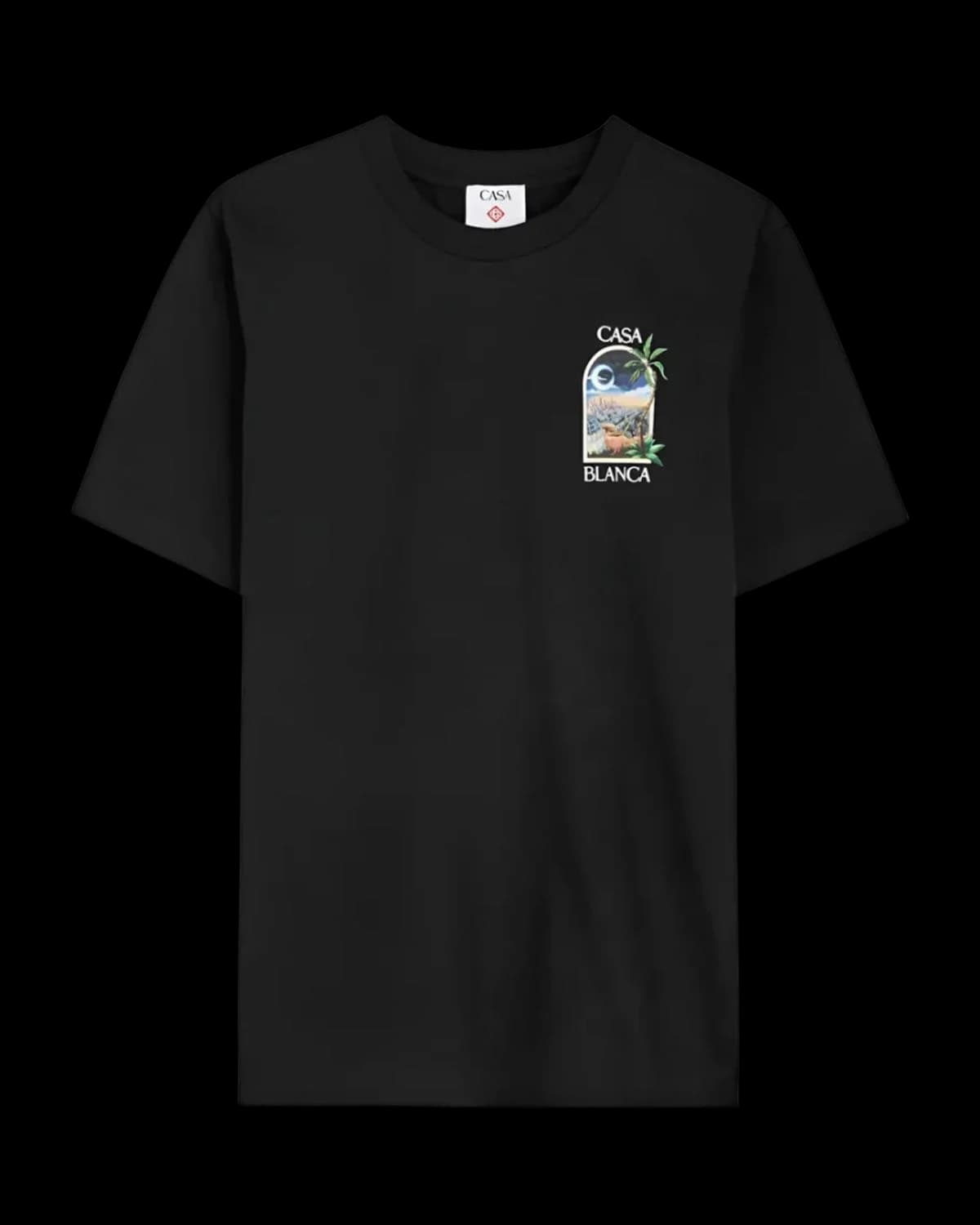 Casablanca LA Night T-Shirt Black - front view