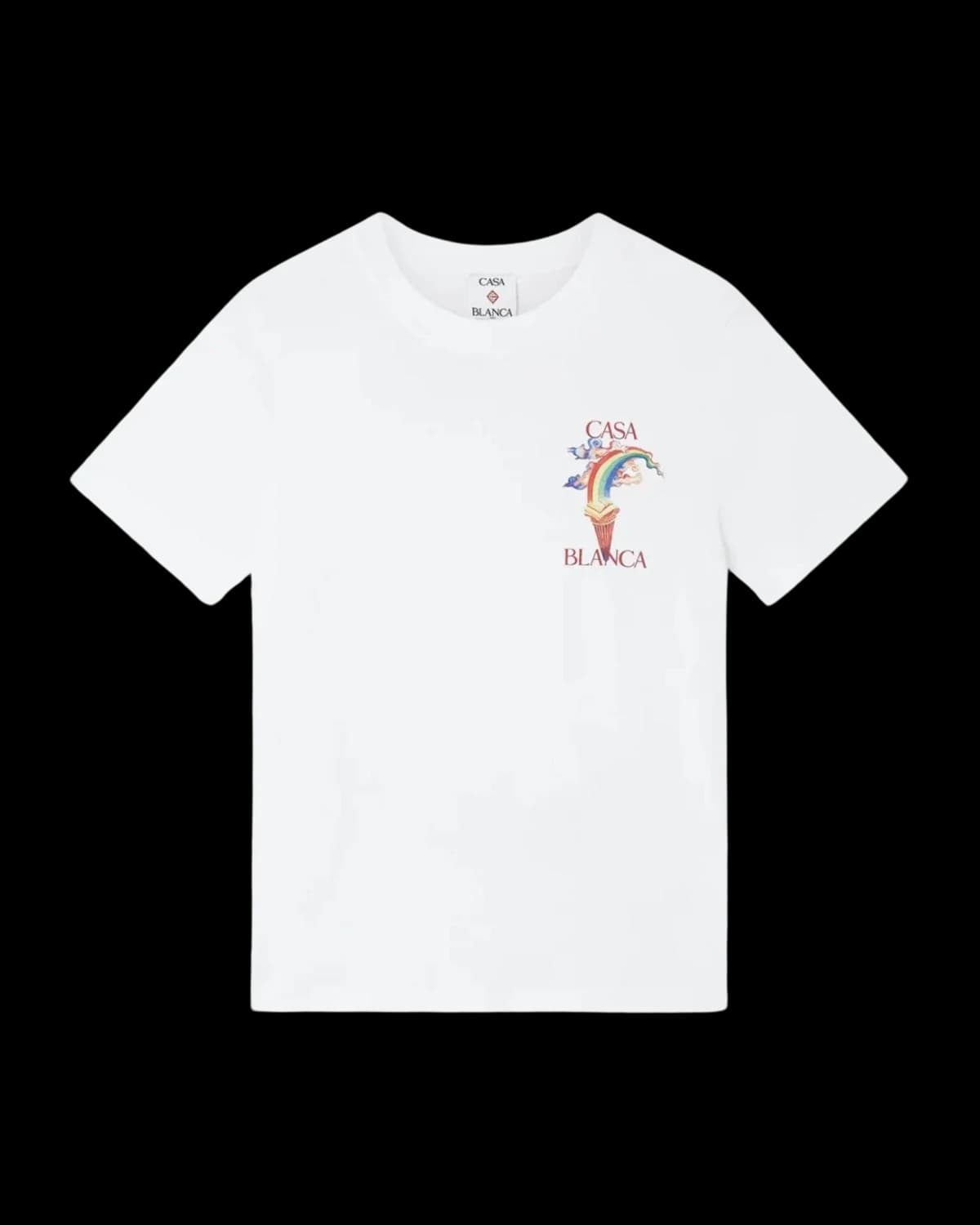 Casablanca Nature’s Teacher T-Shirt White - front view