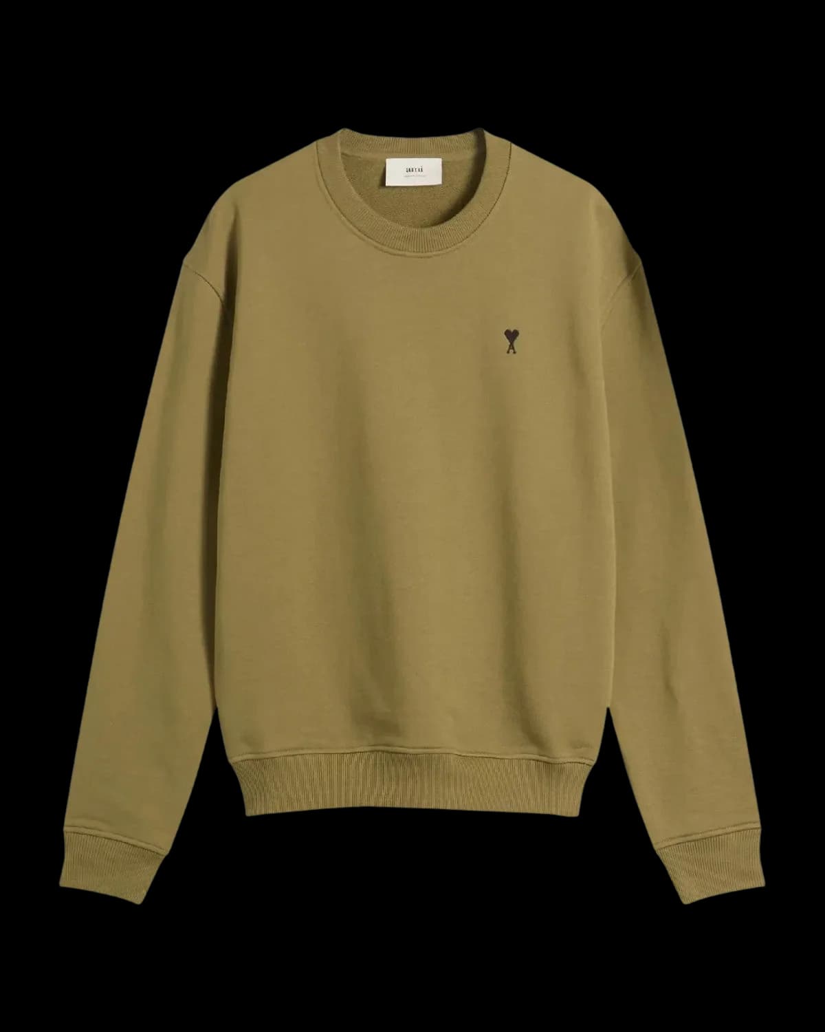 AMI Paris Ami de Coeur Sweatshirt Bronze - front view