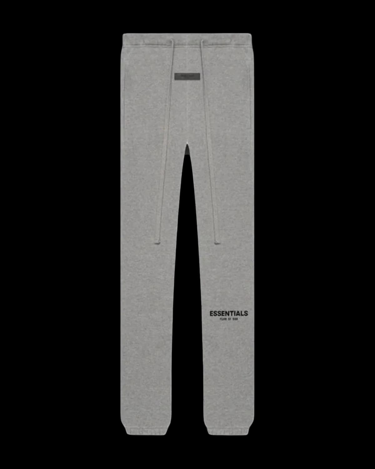 Fear of God Essentials Cuffed Sweatpants Dark Oatmeal (SS22) - front view