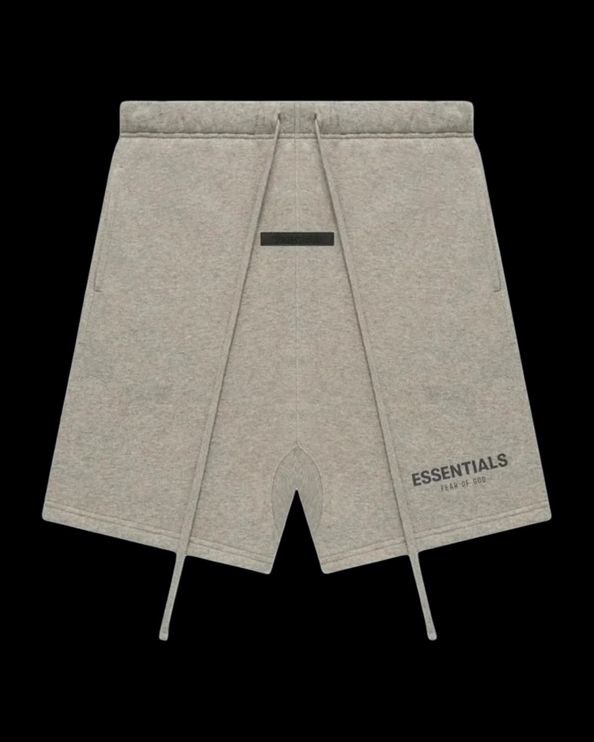 Fear of God Essentials Sweatshorts Dark Oatmeal (SS22) - front view