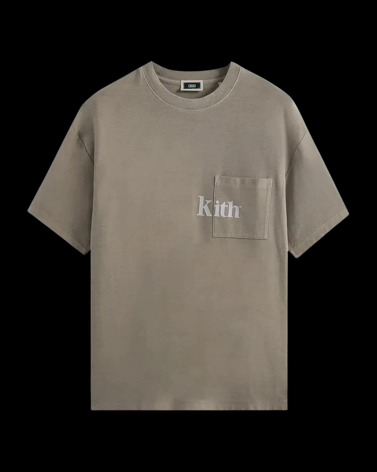 Kith Quinn Pocket T-Shirt Pyrite - front view