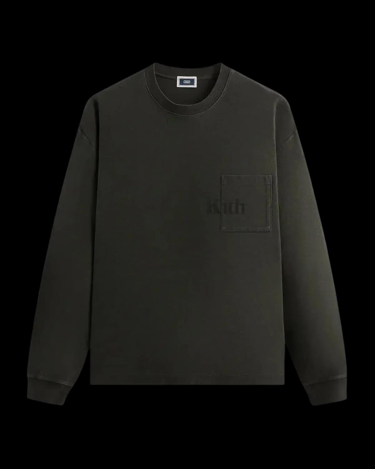 Kith Long-Sleeve Quinn Pocket T-Shirt Monarch - front view