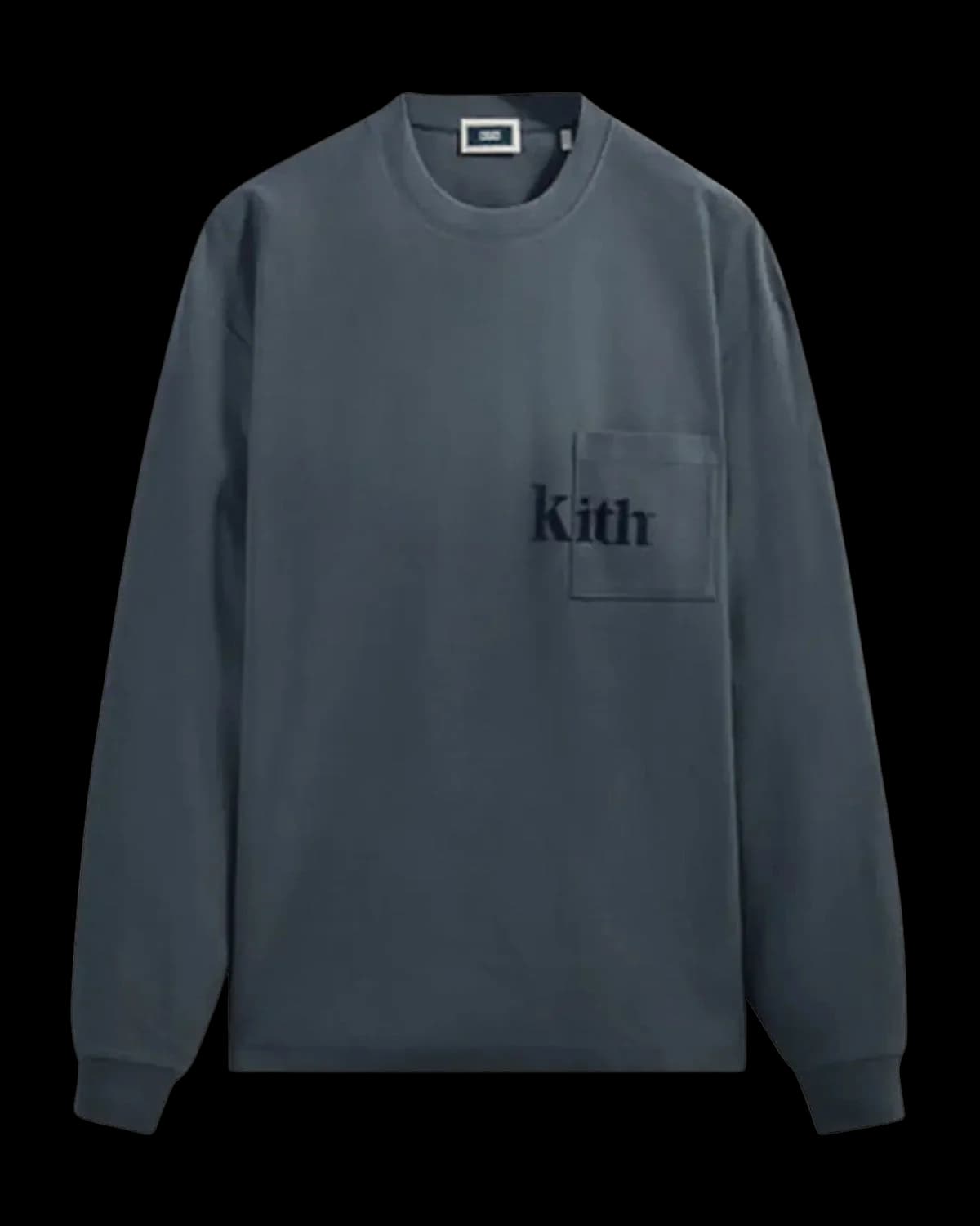 Kith Long-Sleeve Quinn Pocket T-Shirt Reality - front view