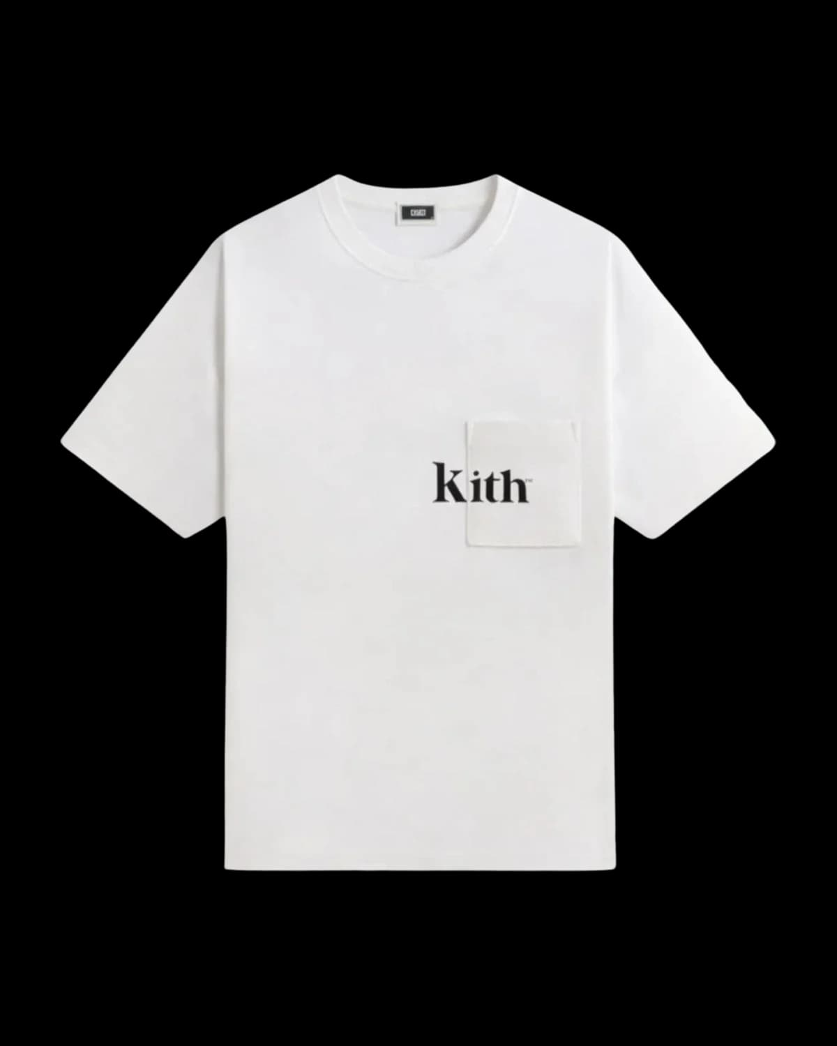 Kith Quinn Pocket T-Shirt White - front view