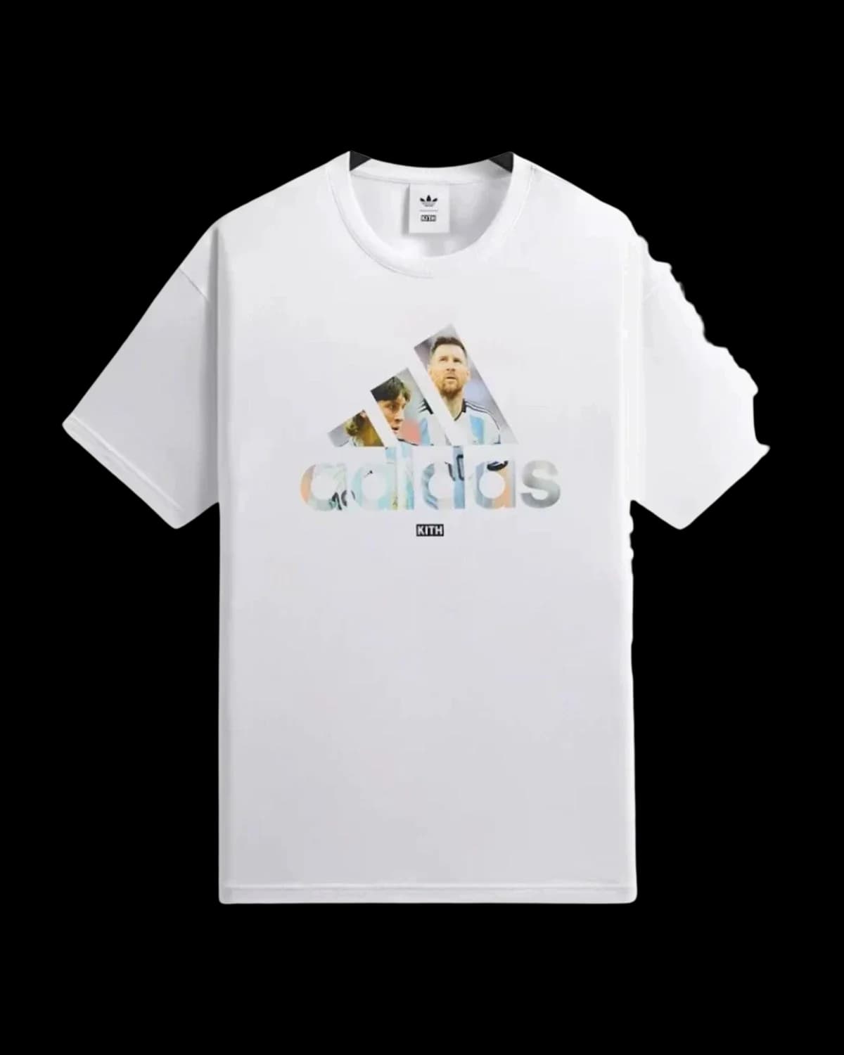 Kith & Messi for adidas Football Graphic T-Shirt White - front view