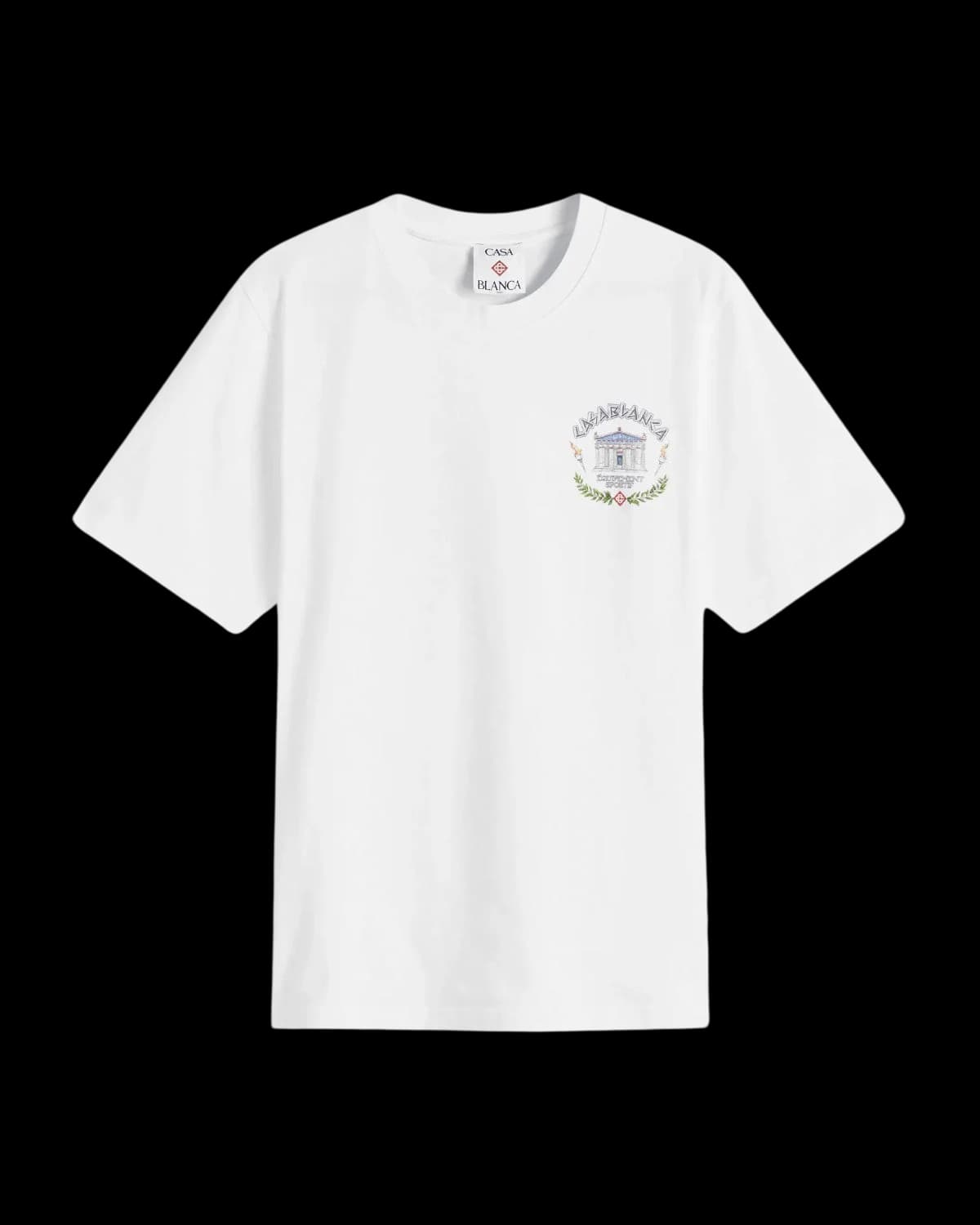 Casablanca Le Temple du Sport T-Shirt White - front view