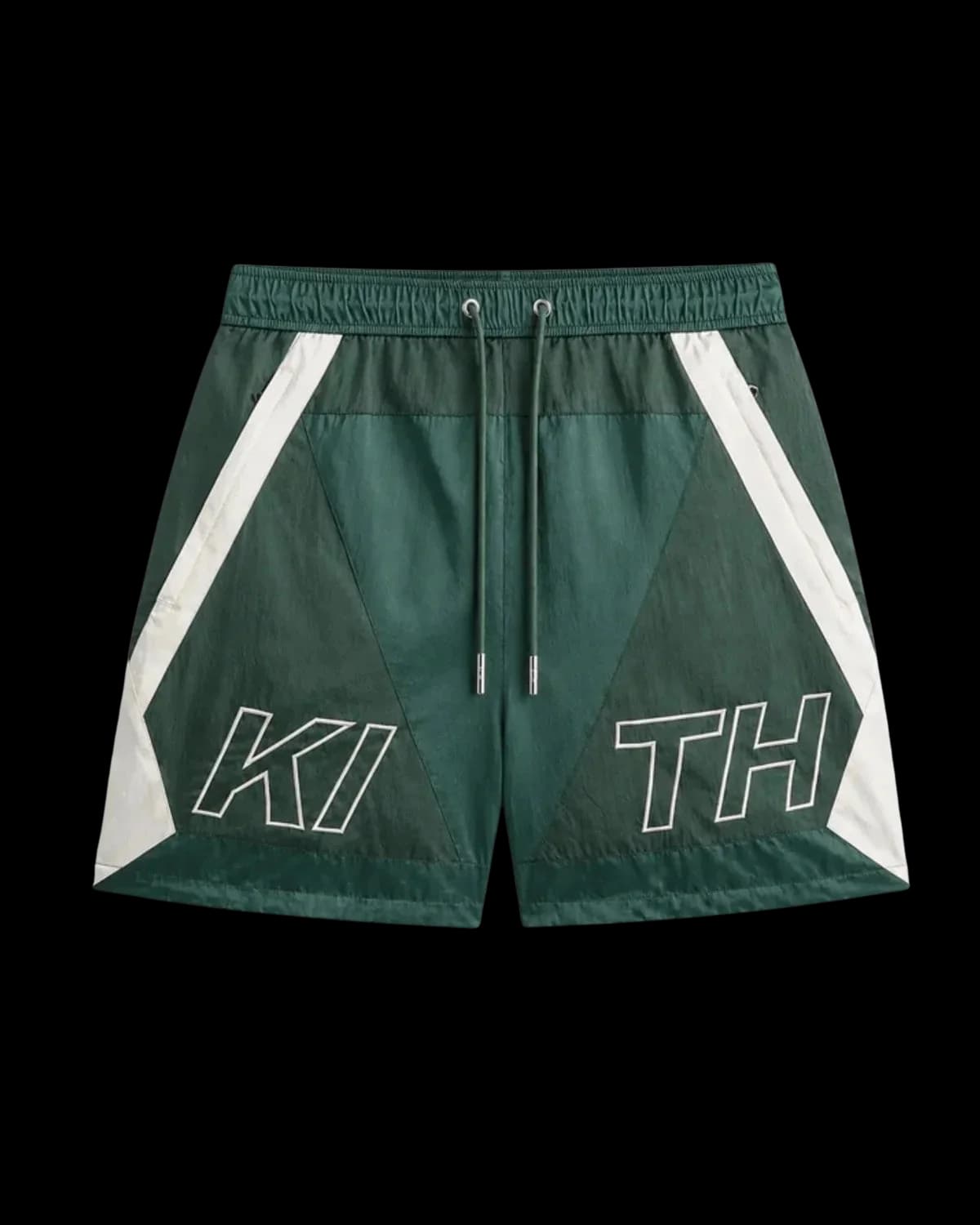 Kith Washed Nylon Turbo Shorts Chronicle - front view