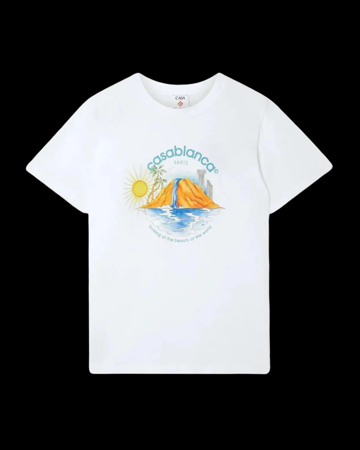 Casablanca Oasis T-Shirt White - front view