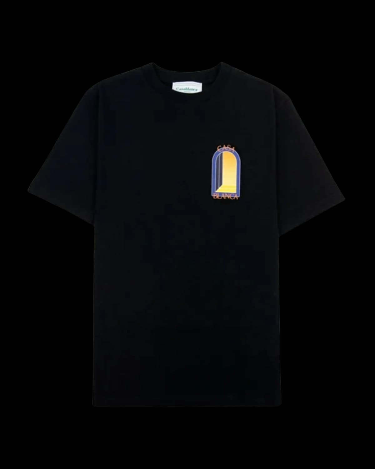 Casablanca L’Arche de Nuit T-Shirt Black - front view