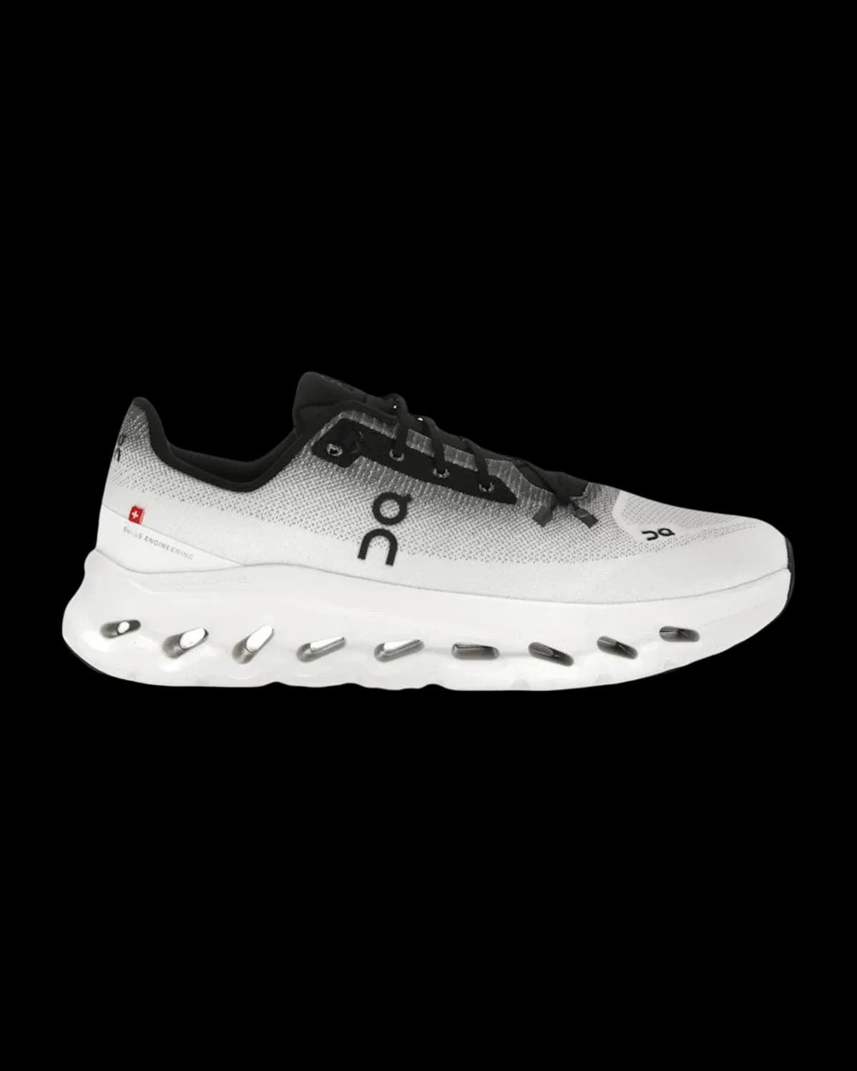 On Cloudtilt Black / Ivory Trainers - outer side view