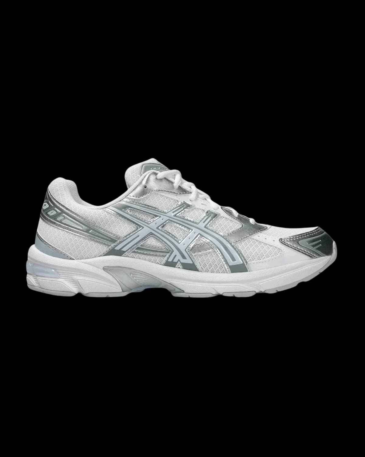 ASICS GEL-1130 White / Storm Cloud Trainers - outer side view