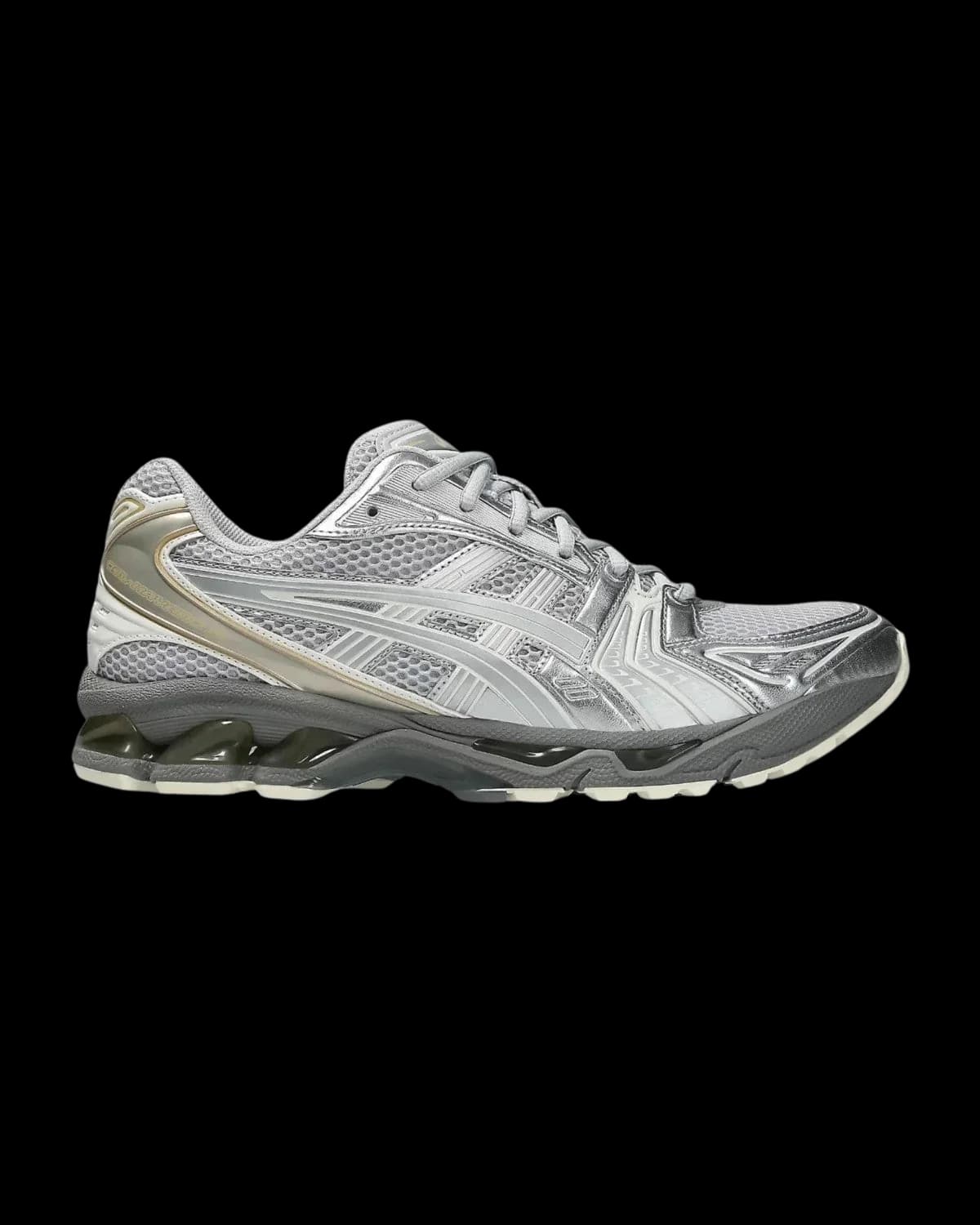 ASICS GEL-KAYANO 14 Concrete / Pure Silver Trainers - outer side view