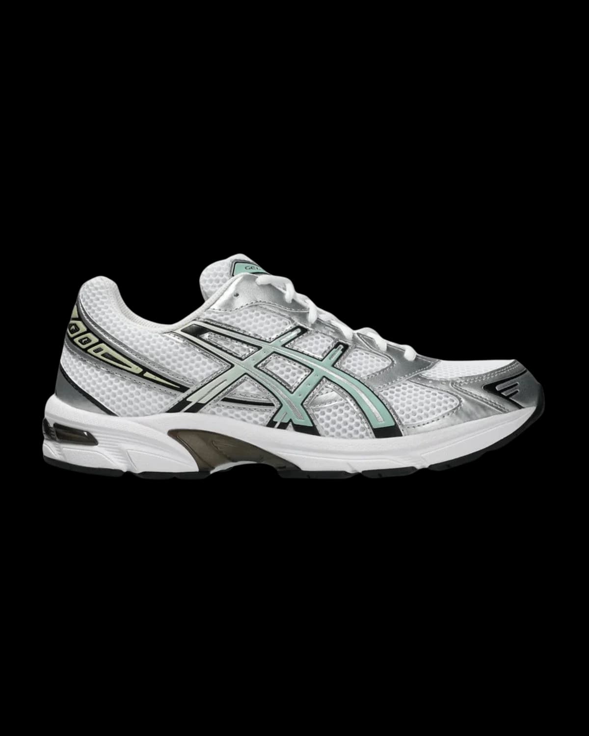 ASICS GEL-1130 White / Verdigris Trainers - outer side view