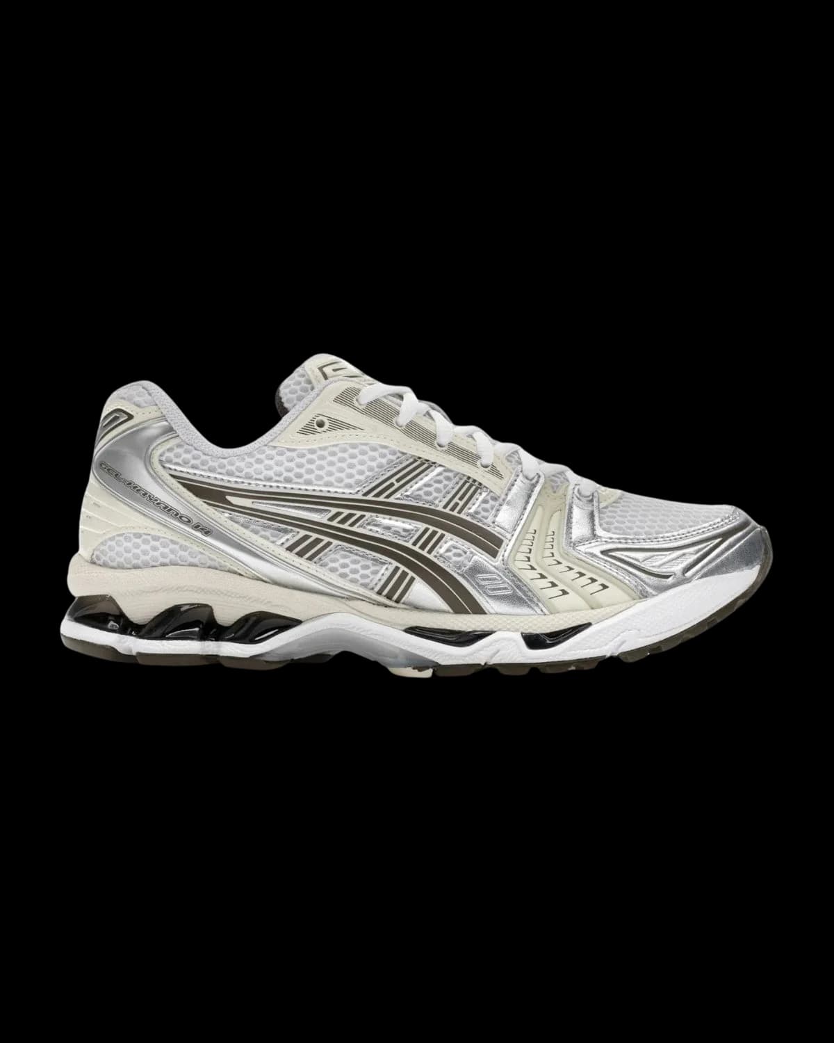 ASICS GEL-KAYANO 14 White / Ivory Trainers - outer side view