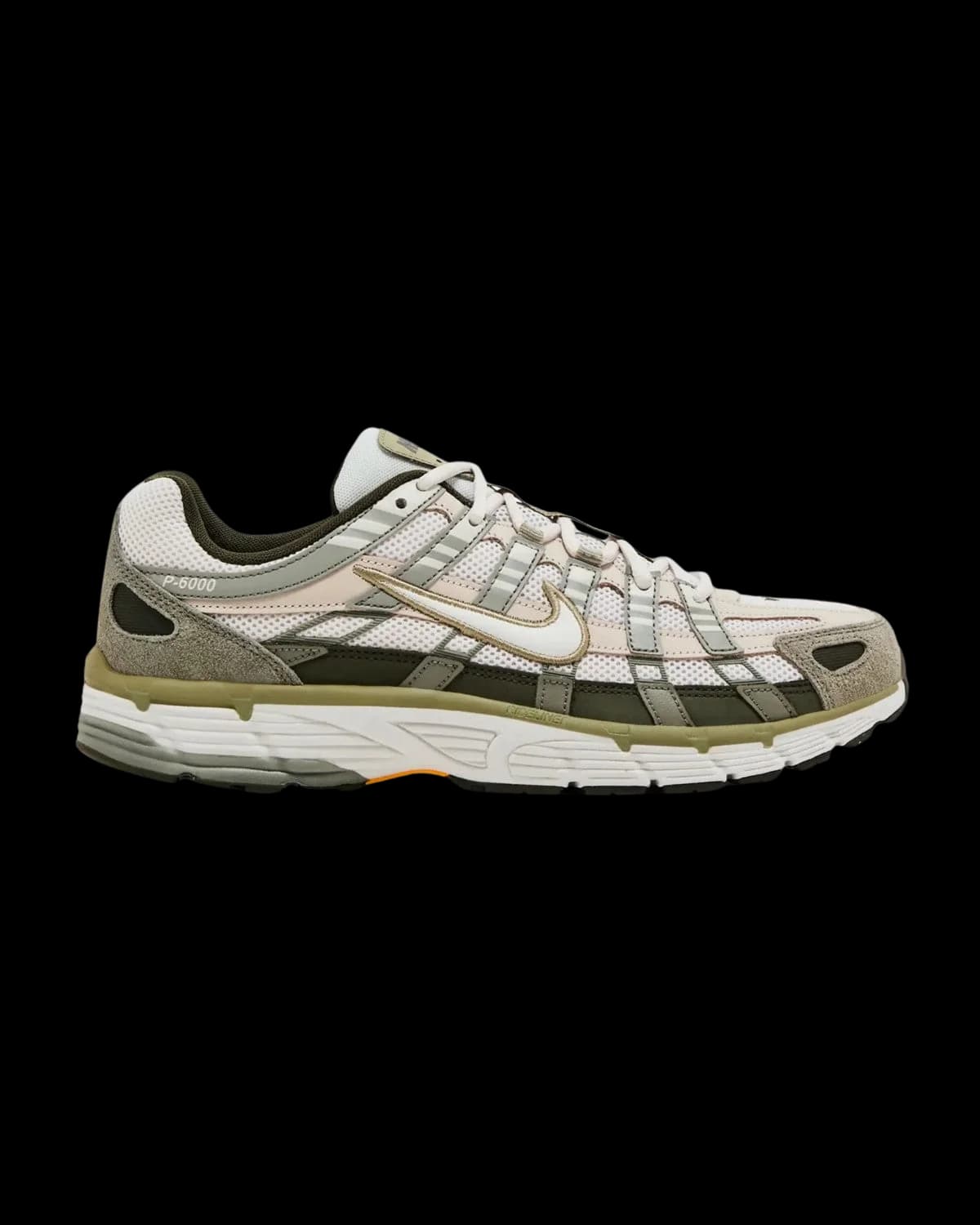 Nike P-6000 Light Army / Cargo Khaki Trainers - outer side view