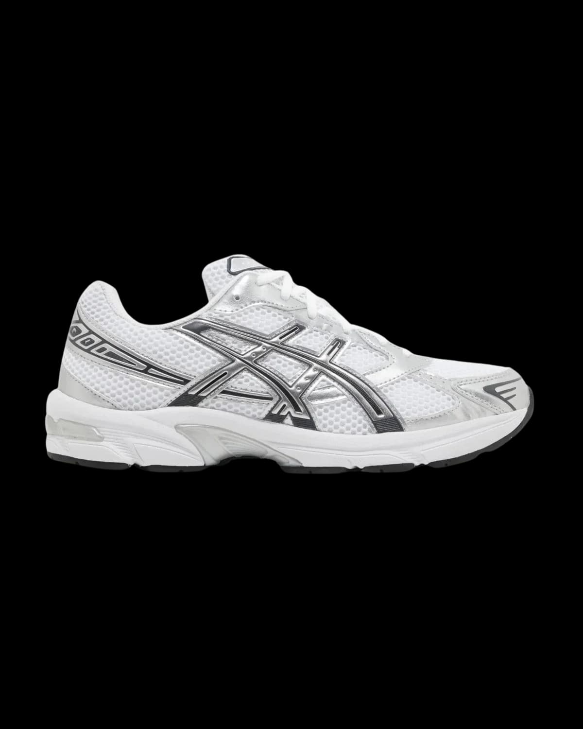ASICS GEL-1130 White / Pure Silver Trainers - outer side view
