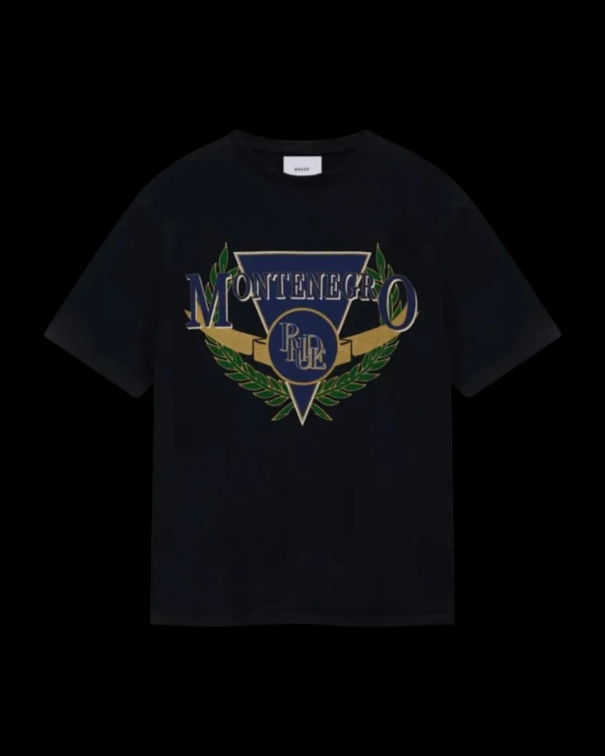 Rhude Montenegro Regatta T-Shirt Vintage Black - front view