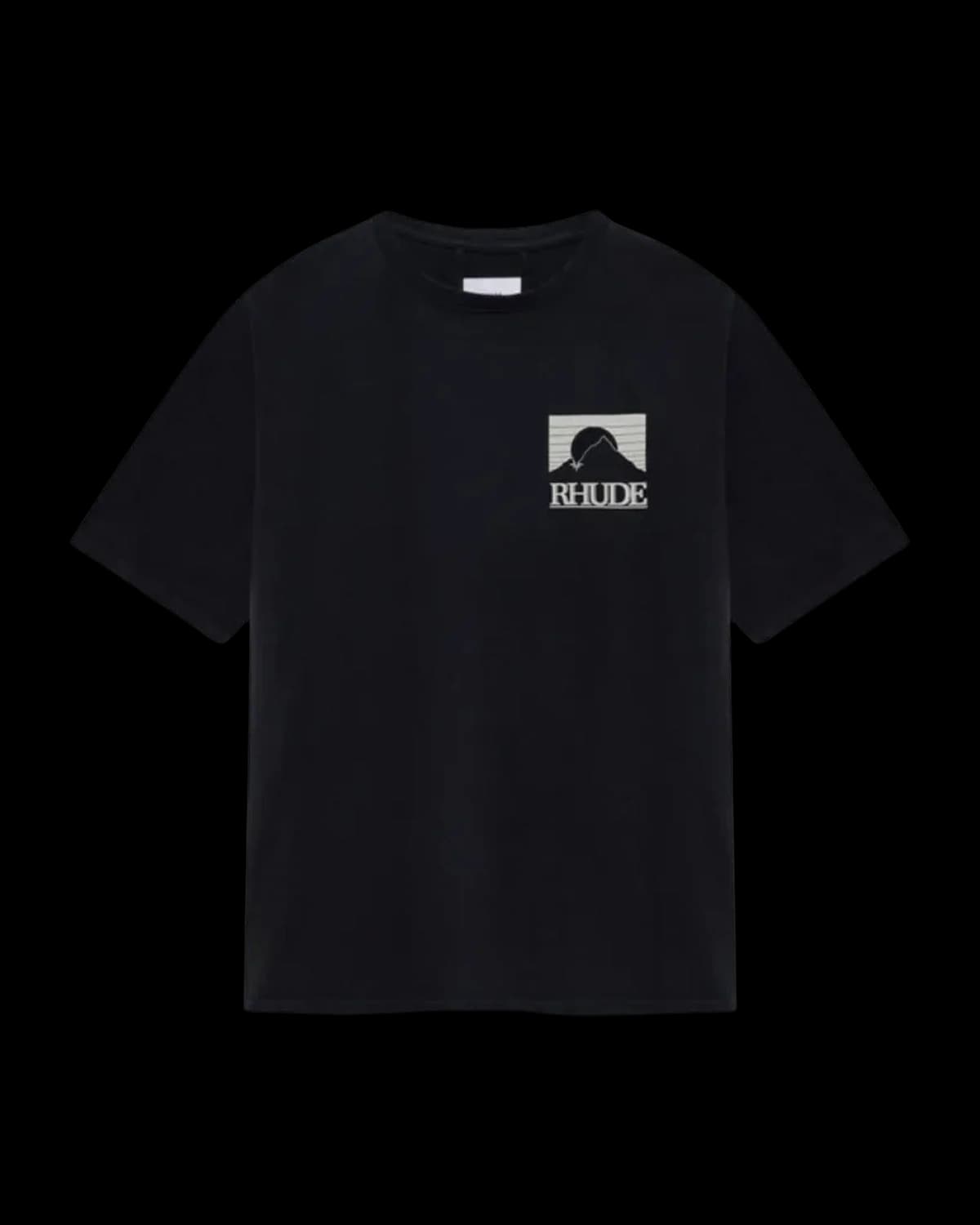 Rhude Moonlight Pack T-Shirt Vintage Black - front view