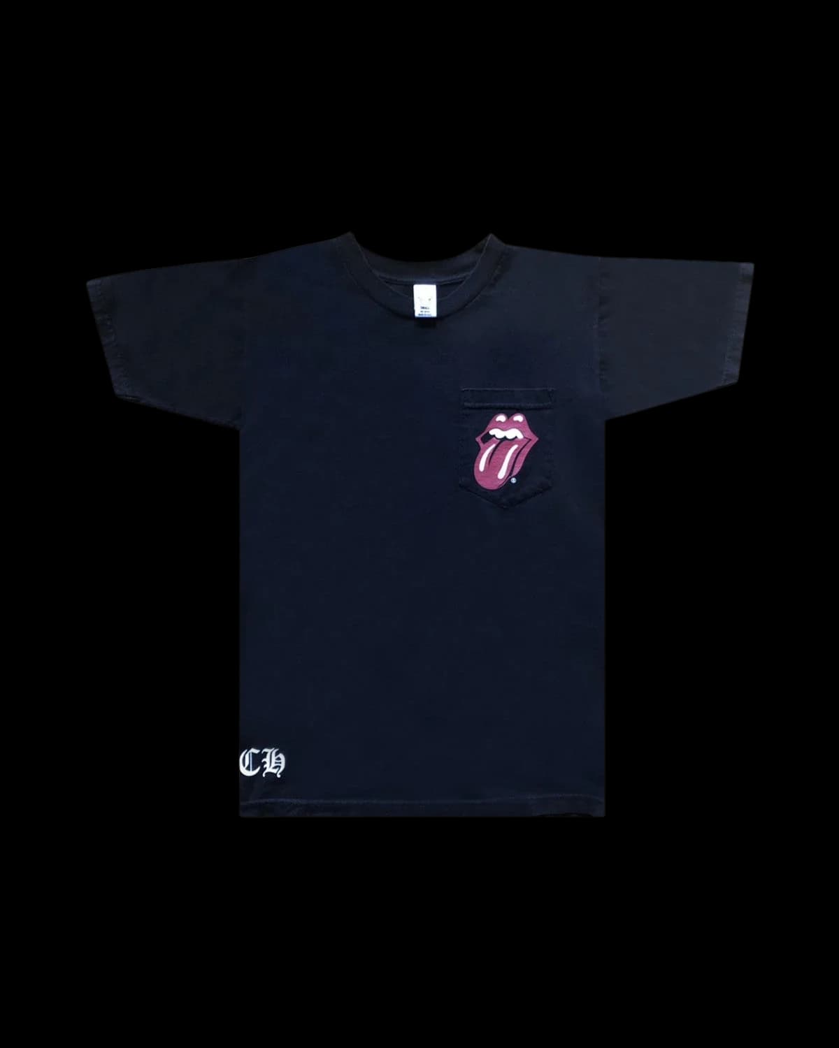 Chrome Hearts x The Rolling Stones Horseshoe T-Shirt Black - front view