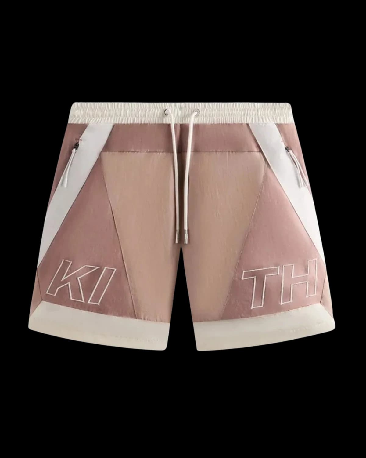 Kith Washed Turbo Shorts Dusty Mauve - front view