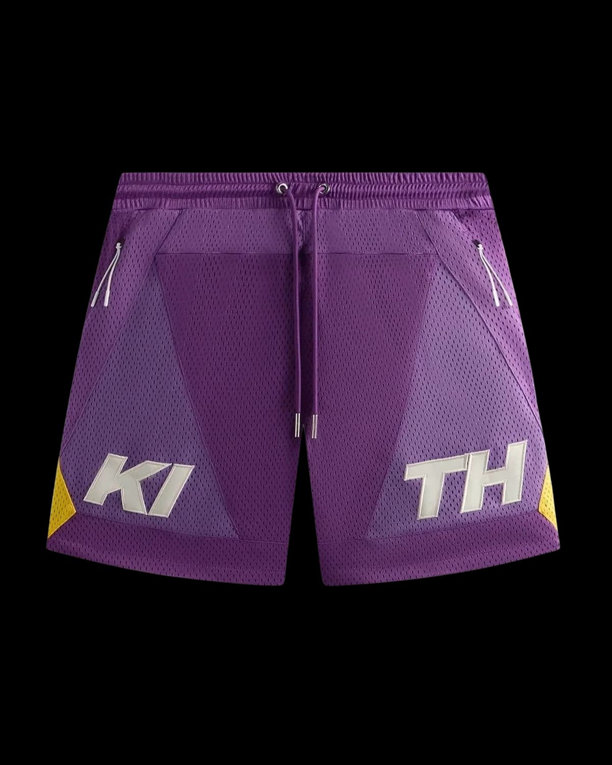Kith Mesh Turbo Shorts Purple - front view