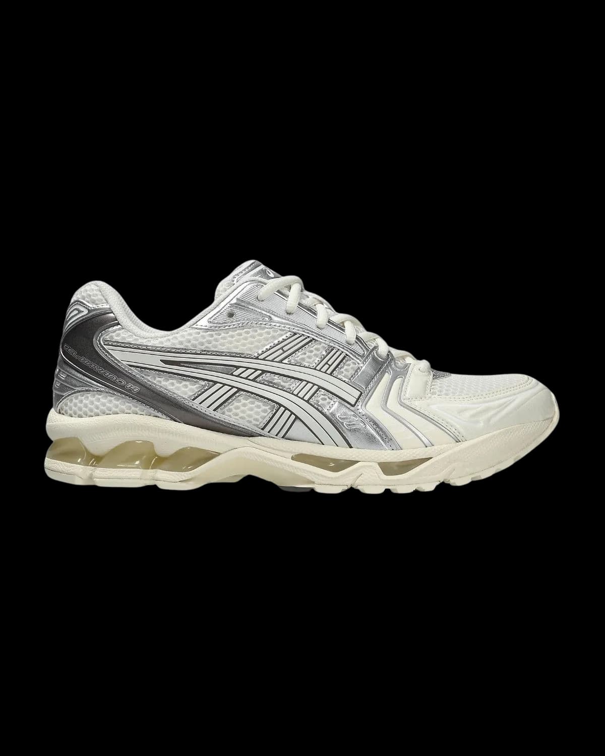 ASICS GEL-KAYANO 14 Cream / Cocoa Powder Trainers - outer side view