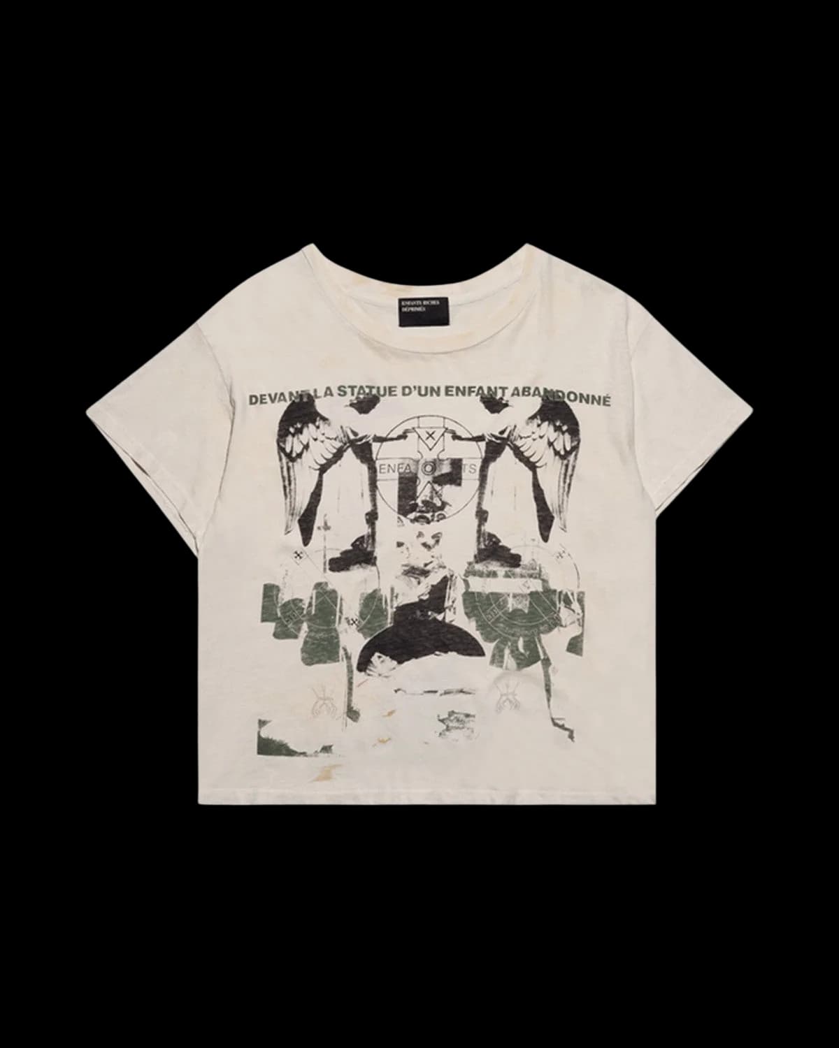 Enfants Riches Déprimés Nun Kicks Baby T-Shirt Dirty White - front view